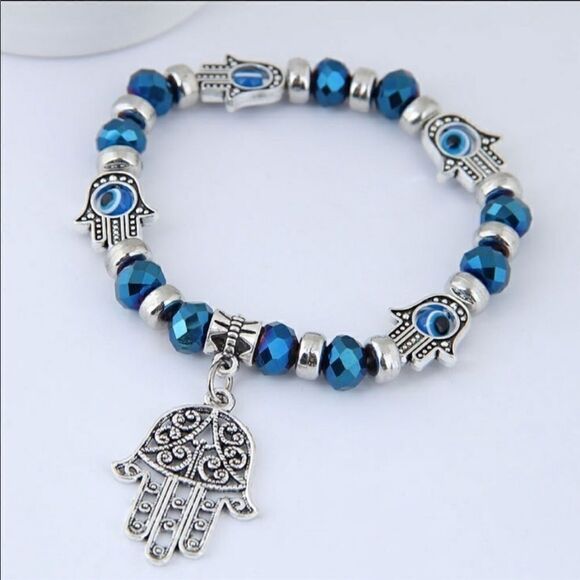 Bracelet HAMSA Adjustable super versatile to mix - Picture 2 of 6